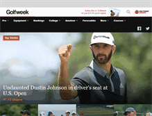 Tablet Screenshot of golfweek.www.clients.ellingtoncms.com